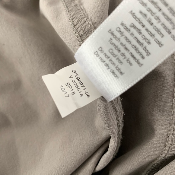 Athleta 6 Jogger Khaki Gray Pants Lightweight - Picture 3 of 8